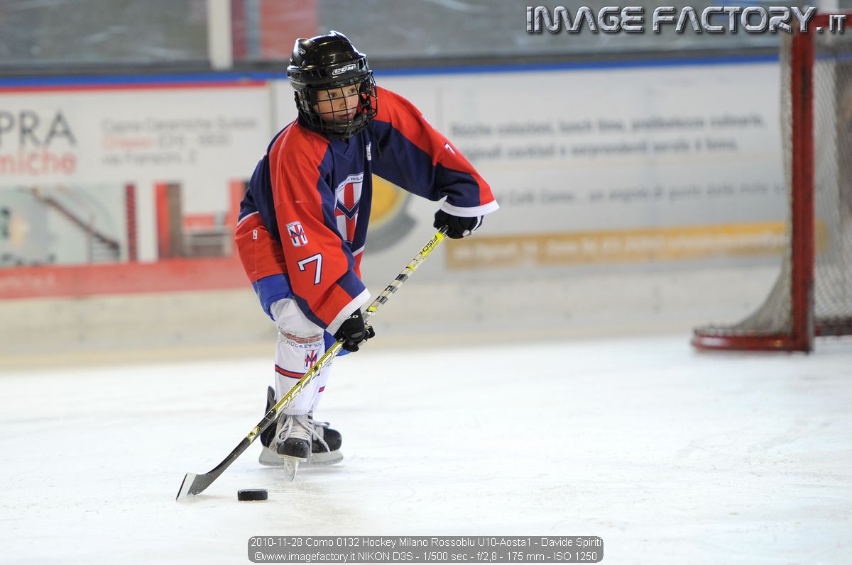 2010-11-28 Como 0132 Hockey Milano Rossoblu U10-Aosta1 - Davide Spiriti